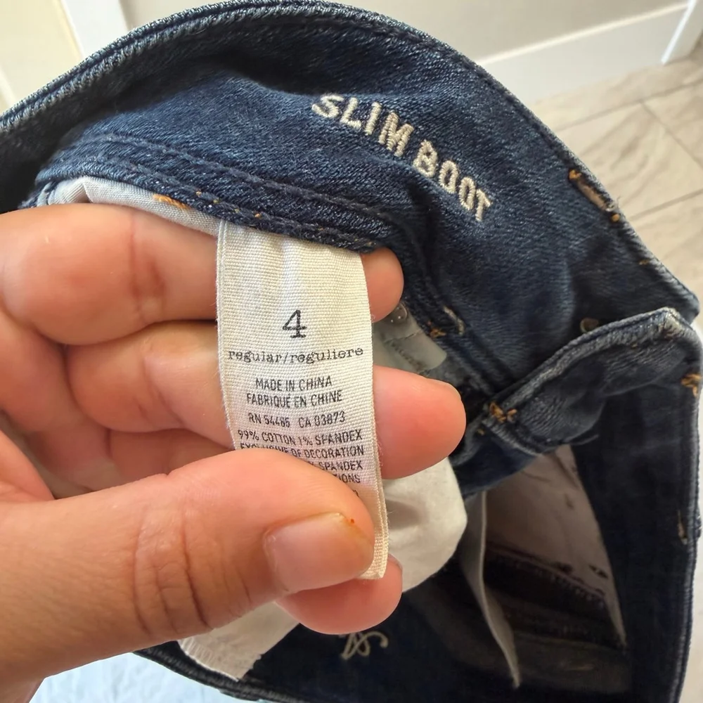 Vintage American Eagle Slim Bootcut Womens Jeans Size 4R - Picture 7 of 8